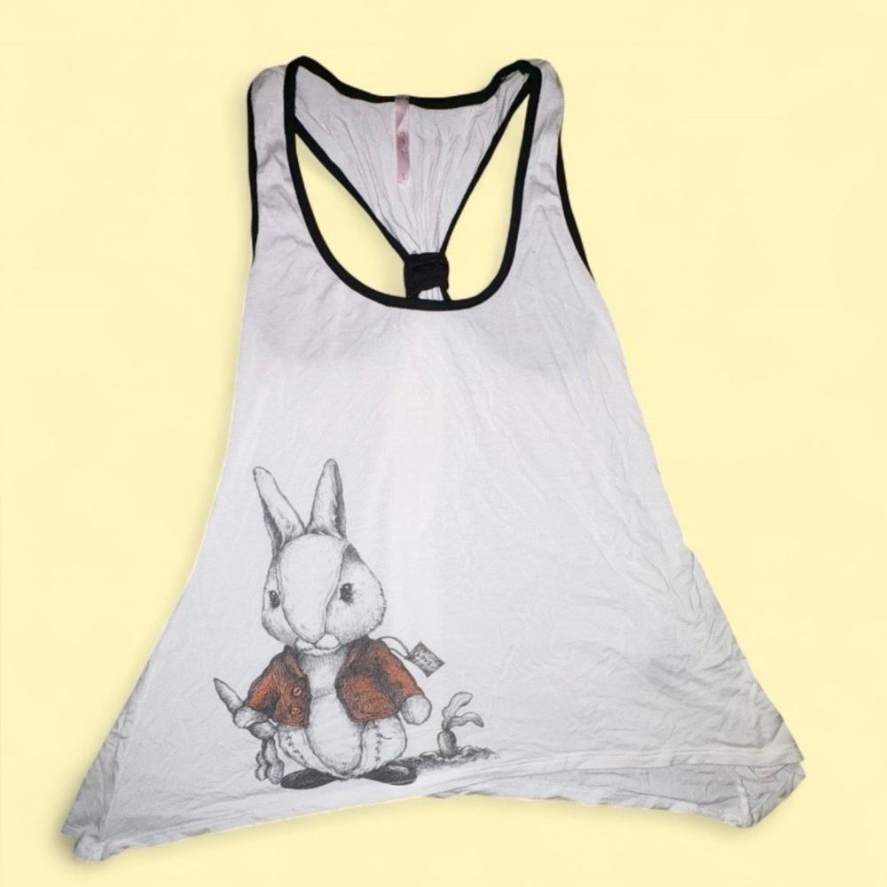 Rue21 Peter Rabbit Graphic Racerback Tank Top - Size Small - Picture 1 of 6